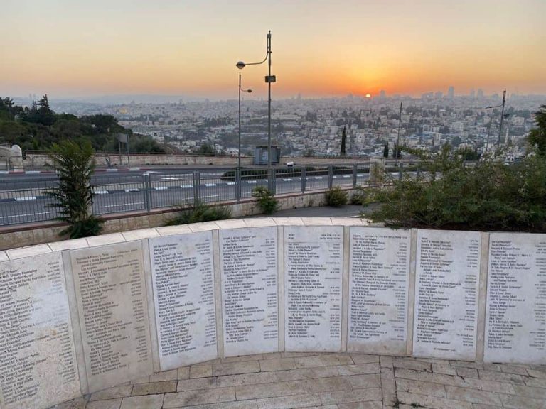 LDS Holy Land Tours Sunset over Jerusalem