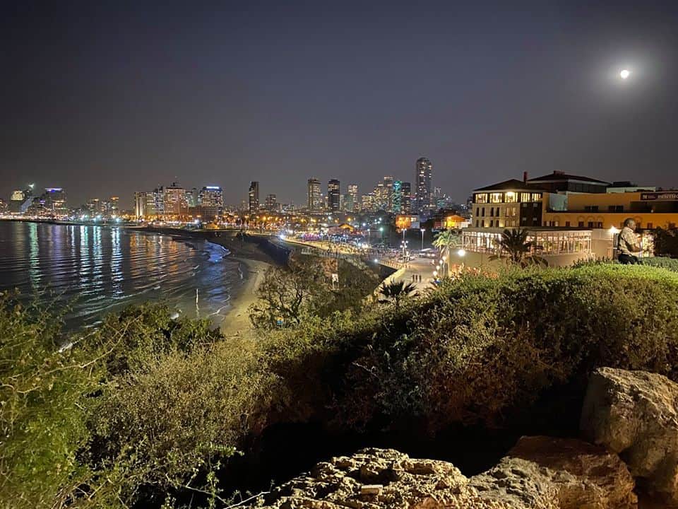 LDS Holy Land Tours Tel Aviv by night from the ancient port of Joffa