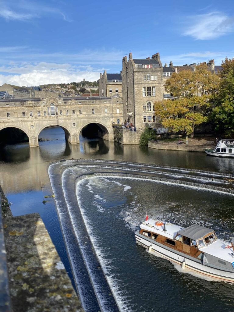 Avon River in Bath, England