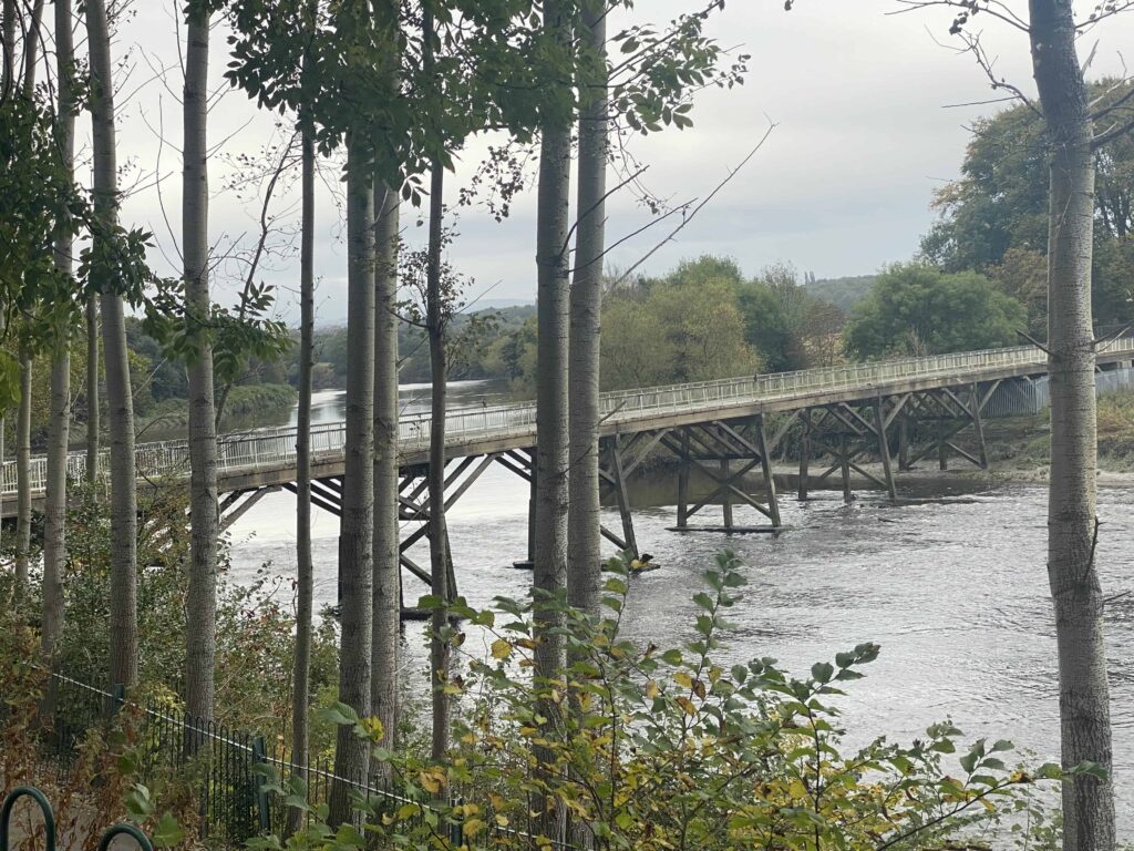 The River Ribble near where the first LDS convert baptisms occurred in 1837