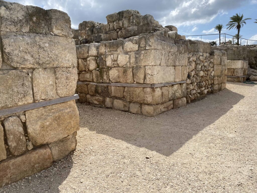 City gates of ancient Megiddo