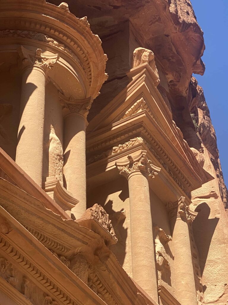 The Treasury at Petra in Jordan