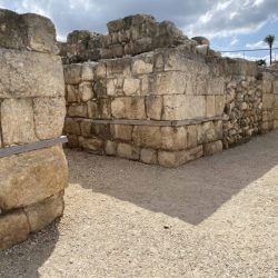 City gates of ancient Megiddo