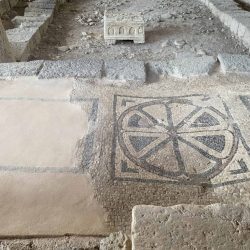 The ancient synagogue at Magdala in the Galilee